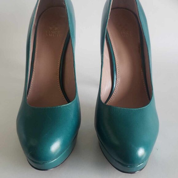 Vince Camuto, 11, Teal Heels - Picture 1 of 4
